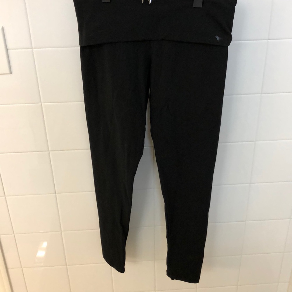 Victoria Secret Pink Black Skinny Yoga Pants